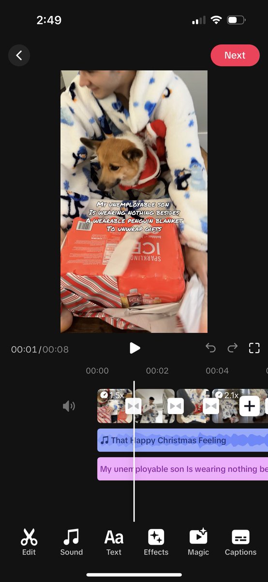 Merry Christmas Ya’ll

Had to make a quick little ad 💀

Real talk though feeling insanely blessed right now. I started TTS Dec 26th of last year and my life did a full 180 since then.

Did everything I said I would last year for my mom. 

Have a great day and never stop posting