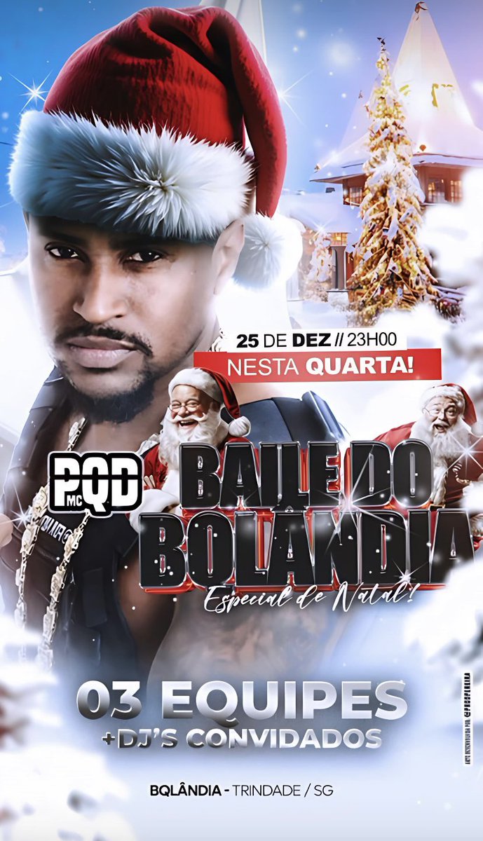 HOOOOOOJE TEM BQLANDIA, 3 EQUIPEEEEES , MC PQD É DJ’s DO BQLANDIA ✅🇹🇹🎪🎅🏻