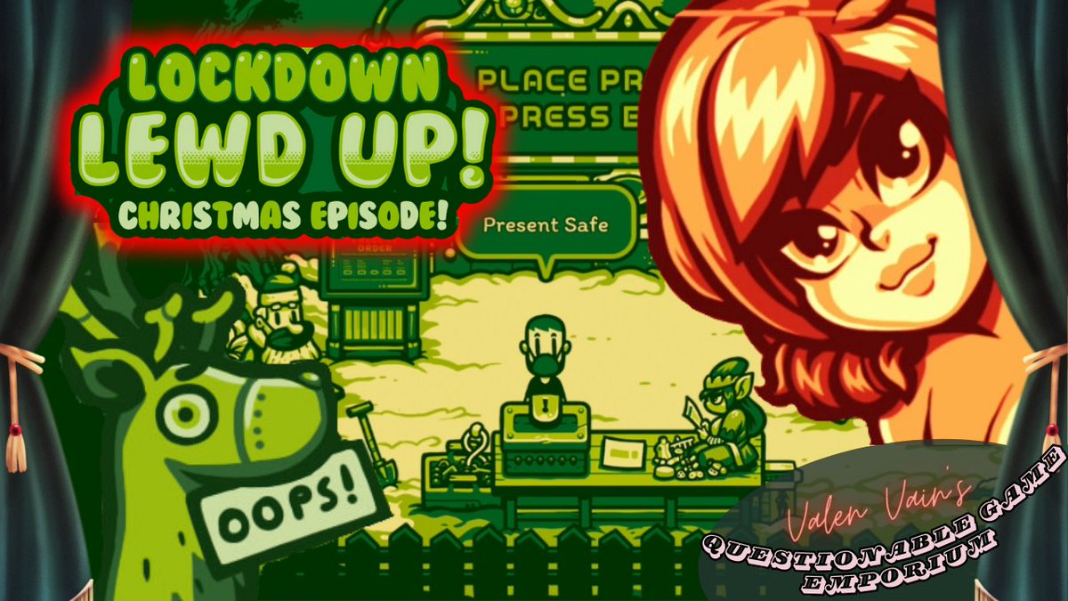 I wanted to do a little festive video. Then I remembered that this game had some festive levels, and immediately dove back in.

For some festive cheer, I give you: Lockdown Lewd Up!
- youtu.be/v5j-da0oezk
- fansly.com/valenvainsqge