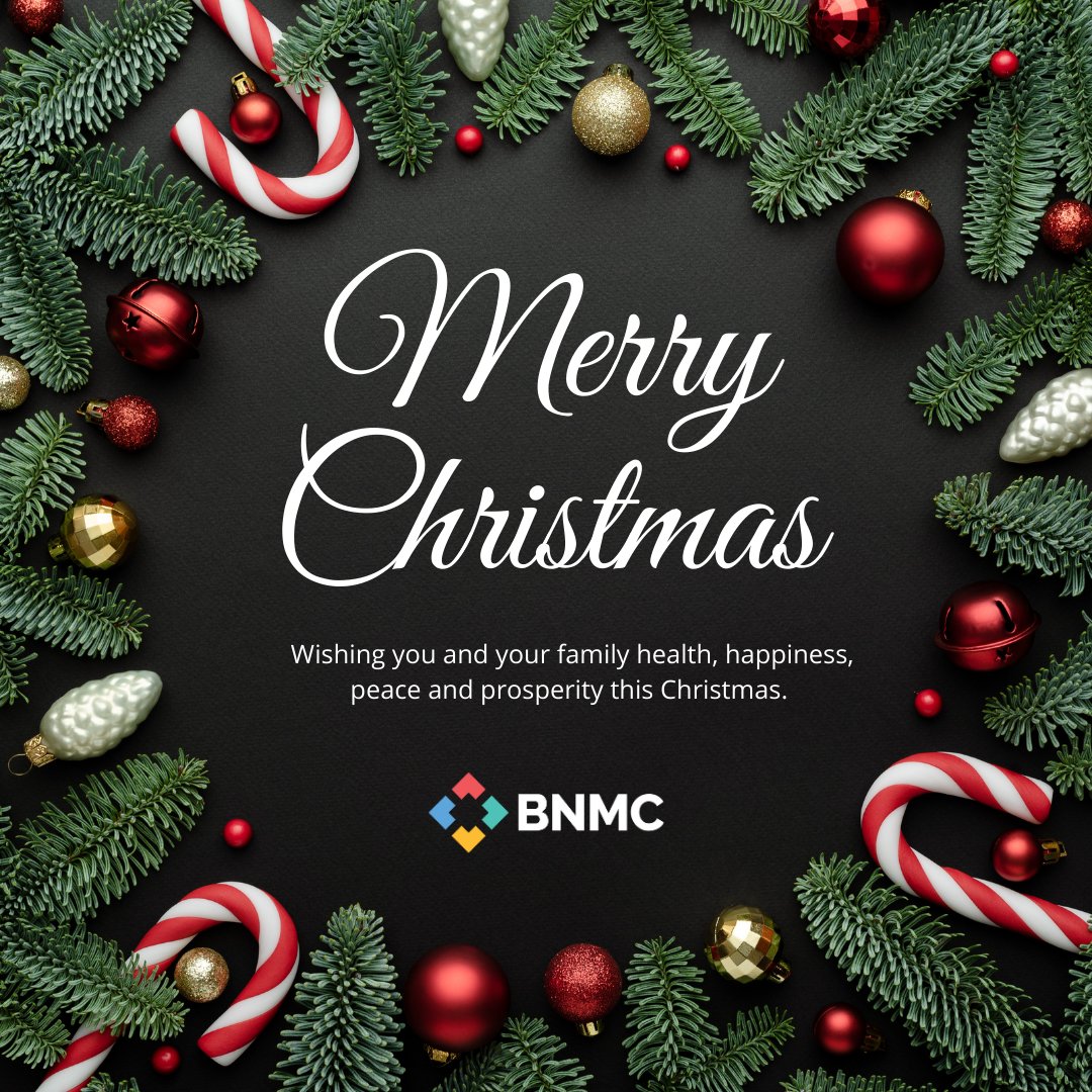BnmcInnovates's tweet image. 🎄✨ Merry Christmas from all of us at BNMC! ✨🎄

May your holiday season be filled with joy, peace, and love. Thank you for being part of our vibrant community. Here's to celebrating together and looking forward to a bright new year! 🌟

#MerryChristmas #BNMC #HolidayJoy