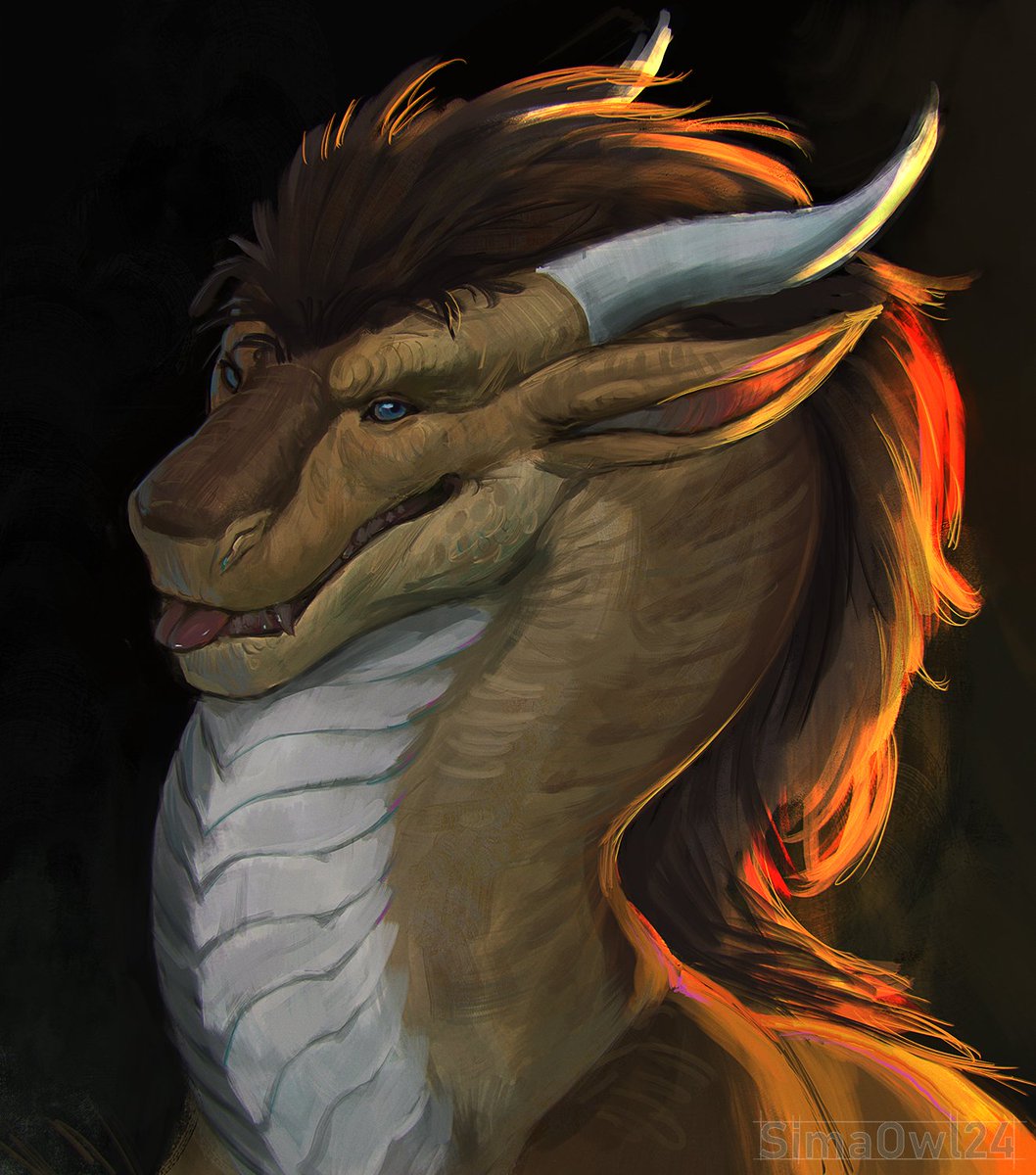 speedpaint 3 hours for Khyaber(bsky) as a gift for Lunak(bsky)