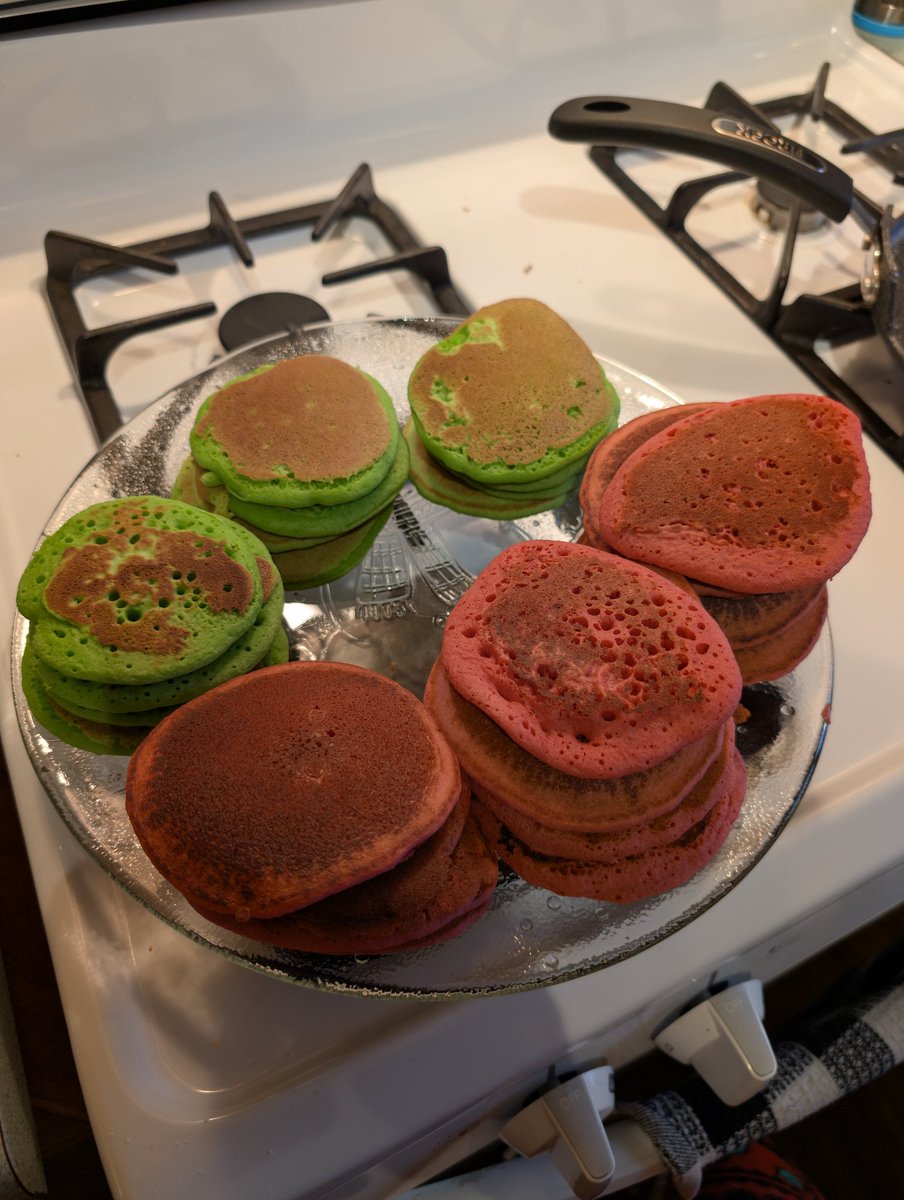 Merry Christmas everyone! Quick themed pancakes hehehe