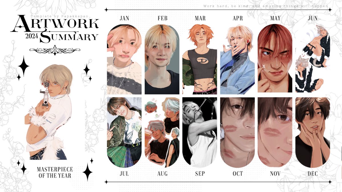 I feel a lot more comfortable with my art style now 🥹 I can’t wait to draw him lots in 2025!!!
