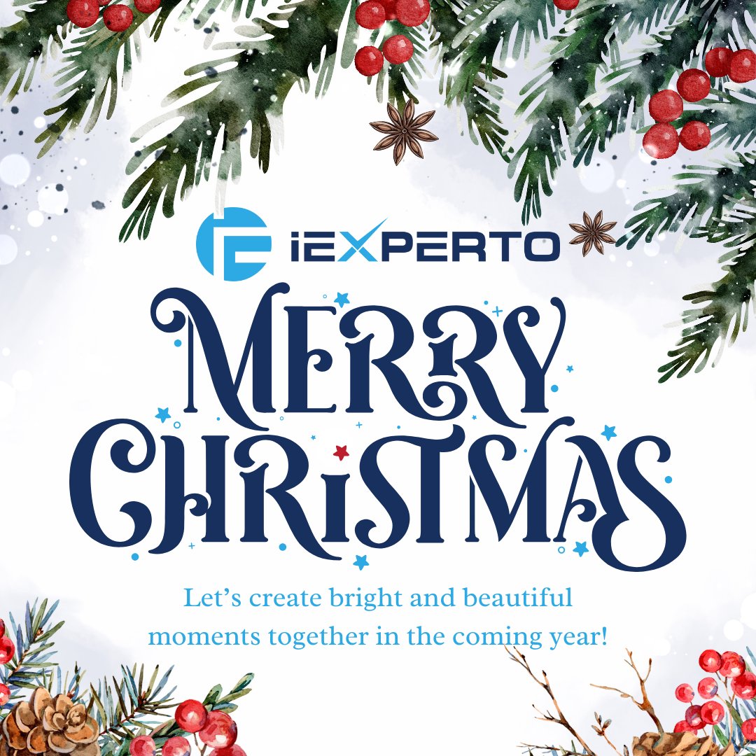 🎄🎅 Merry Christmas from all of us at iExperto! 🎅🎄

We are grateful for our wonderful clients, team, and community this holiday season. Wishing you joyful celebrations and happy hearts!❤️

#MerryChristmas #HappyHolidays