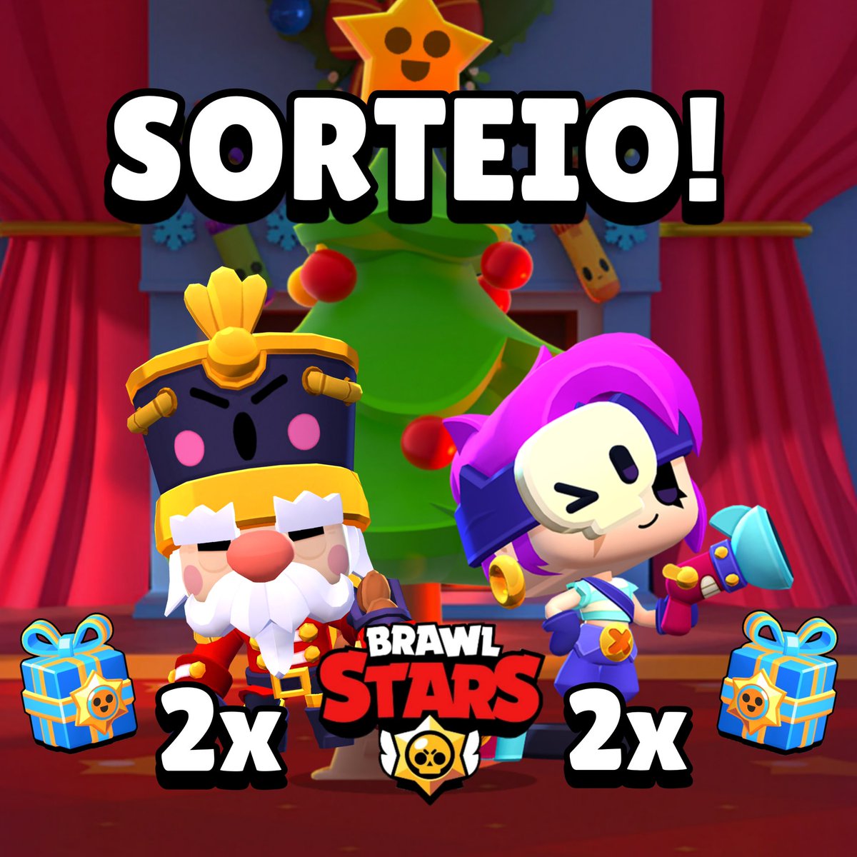 Oi gente! SORTEIO DE NATAL 1 skin Penny Pop + 1 skin Gale Quebra-Nozes. (2 ganhadores)

Regras:

•Like + RT 👍
• Marcar 1 amigo 🤝
• ⁠Seguir <a href="/playguima/">Play Guima</a> + <a href="/TioGusYT/">Tio Gus</a> 

Resultado dia 27/12