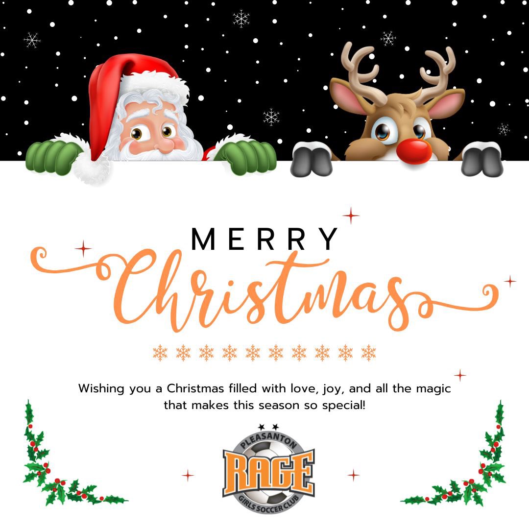 🧡⚽️ From all of us at #RAGE, we wish you and your loved ones a holiday season filled with joy, warmth, and celebration. Thank you for being an irreplaceable part of #RAGE ⚽️ journey! #christmas2024🎄🎅🏻☃️🎁❄️