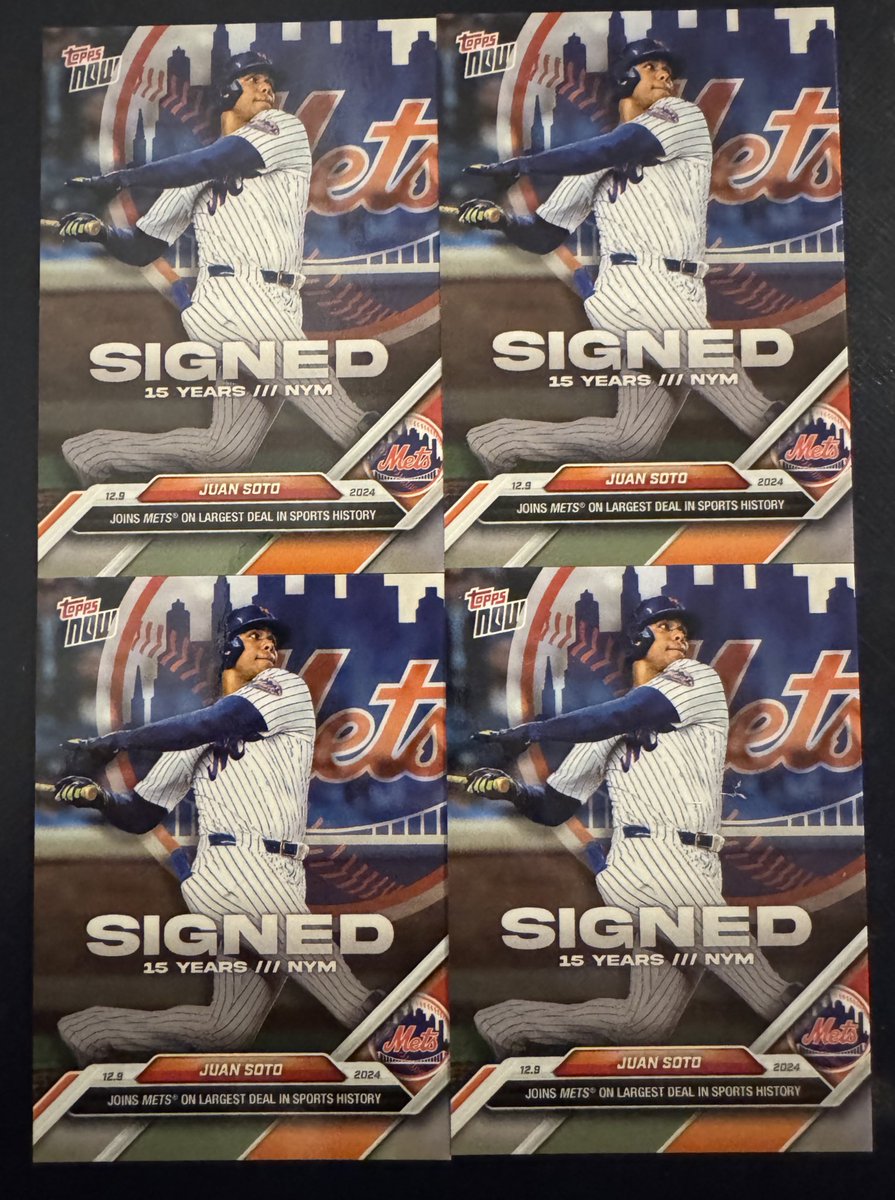 MMO Happy Holidays Giveaway! 

We will give one Juan Soto card to four different winners! 

Retweet and follow to enter.