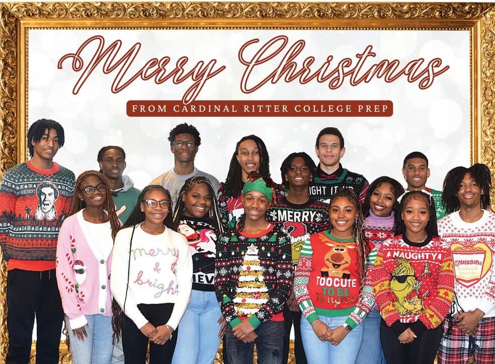As we celebrate the birth of our Savior, may His blessings be upon you and your family, today and always. Wishing you a Christmas filled with grace, hope, and the warmth of God's love.

Merry Christmas from Cardinal Ritter College Prep!

#Christmas2024 #TistheSeason #LionPride