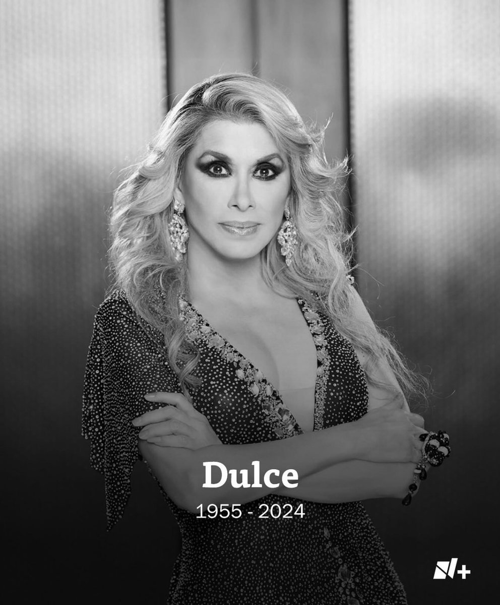 Dulce, la cantante, mi intérprete favorita 😭😭😭
Que descanse en paz ❤️