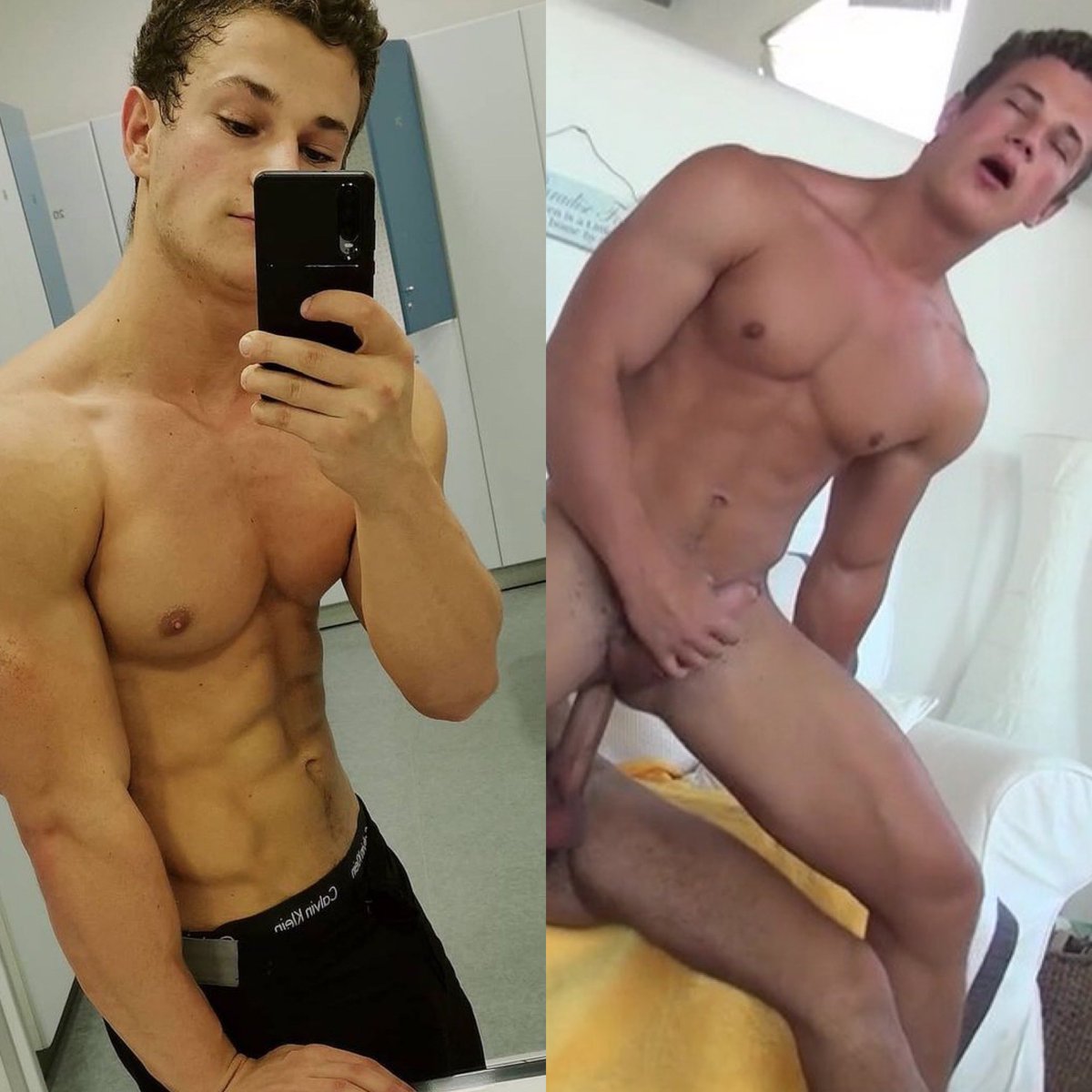 Sweet_Yannis's tweet photo. Workout at gym vs workout at home 🥵🔞

https://t.co/Akyyl3eYPF https://t.co/EMmsTdBms4