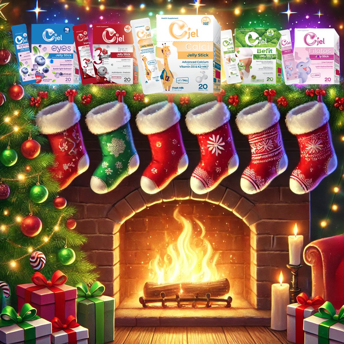 Cjel_Jelly's tweet photo. 🎄✨ A Magical Christmas with Cjel ✨🎄

Have you got your Christmas gift yet? 
If not, hang up a stocking in a visible spot! 
Santa’s bringing you the special gift of the season – Cjel! 🎁

✨ CPC1HN wishes you a happy, bright and warm holiday. Merry Christmas!🎅❤️ https://t.co/4a5QIeka0o