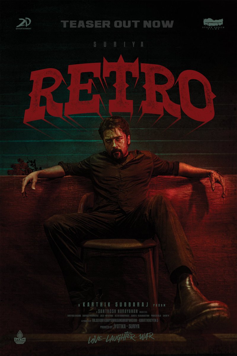 singularscrolls's tweet image. Let your apologies be as loud as your disrespect...😎

King of Kollywood is back with a bang 🔥🔥🔥🔥

#RetroTeaser #Suriya #LoveLaughterWar #Retro