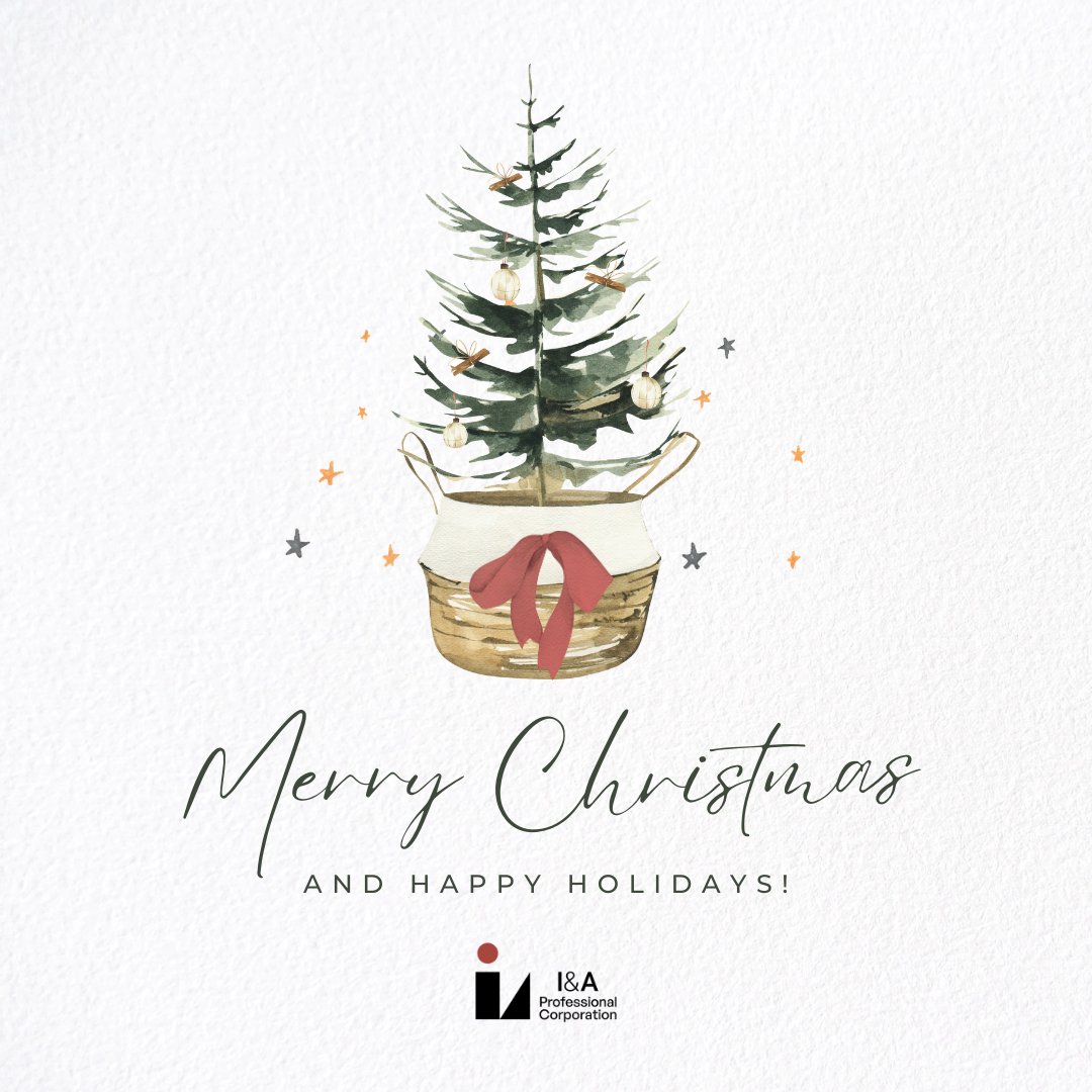 Merry Christmas and Happy Holidays to our entire I&amp;A Family 🎄