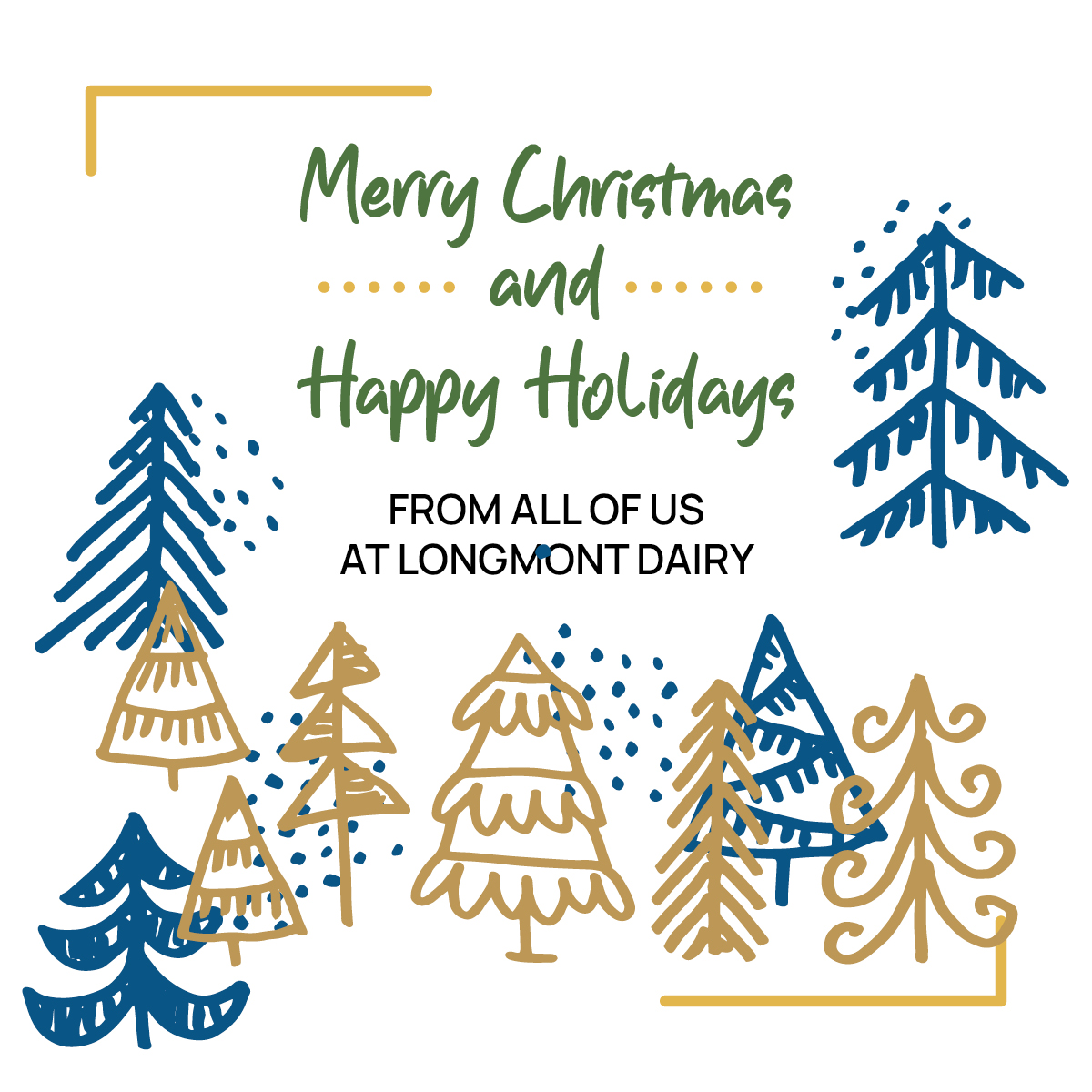 longmontdairy's tweet photo. Best wishes for a joyful holiday season from your friends at Longmont Dairy! ππ May your days be merry, bright, and filled with farm-fresh goodness. π₯π #HappyHolidays #LongmontDairy #FarmFreshJoy #HolidaySeason #ColoradoLocal https://t.co/yUFkbqYw32