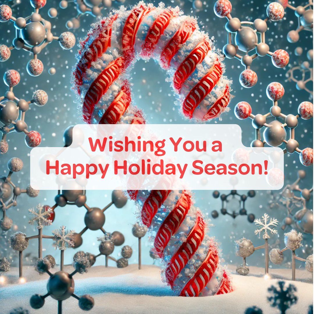 SynBioBeta's tweet photo. Wishing You a Happy Holidays Season! 🎄❄️
From all of us at SynBioBeta, we hope your season is filled with innovation, joy, and moments to recharge. Cheers to another year of pushing biology forward! 🌟🔬
#HappyHolidays #SynBioBeta #SyntheticBiology #BiotechFuture https://t.co/imwoJwd0sF
