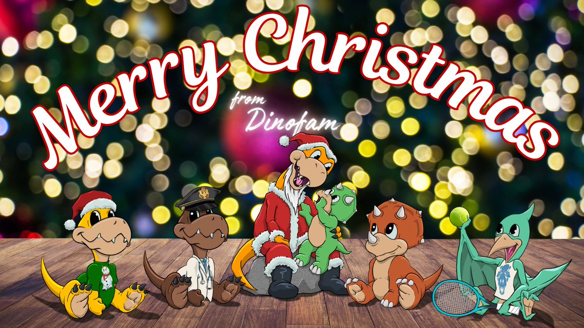 DinoFamCol's tweet image. 🎄 Merry Christmas, #Dinofam! 🎄

From our prehistoric hearts to yours, we wish you a day filled with joy, laughter, and maybe a little mischief, dino style! 🦖✨

Thank you for being part of this incredible journey. Here’s to family, friendship, and a future as bright as the…