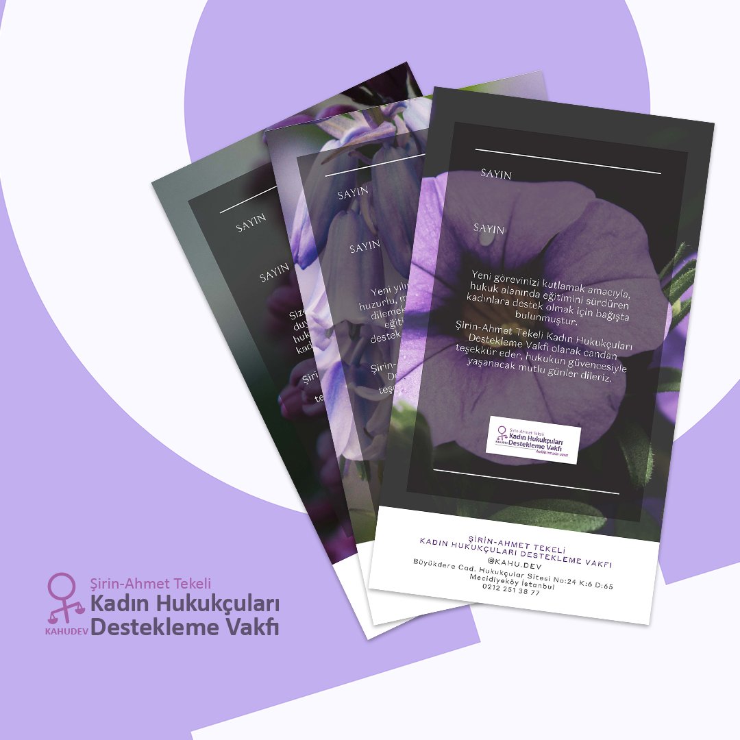 Kart göndermek eskilerde mi kaldı? Elbette hayır! 🎉 Aynı kartla sevdiklerinizi mutlu ederken hukuk öğrencilerine destek olabilirsiniz. 🎓 Yeni yıl kartlarımız için: kahudev.org.tr Mutlu yıllar! 💌 #YeniYıl #Bağış #Kahudev