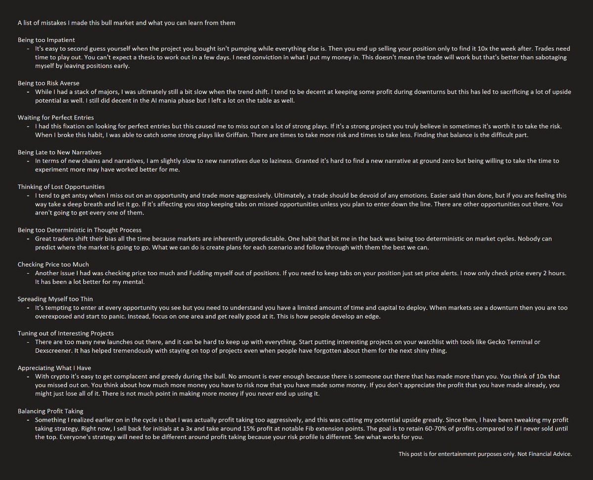 Mistakes I made this bull market and what you can learn from them