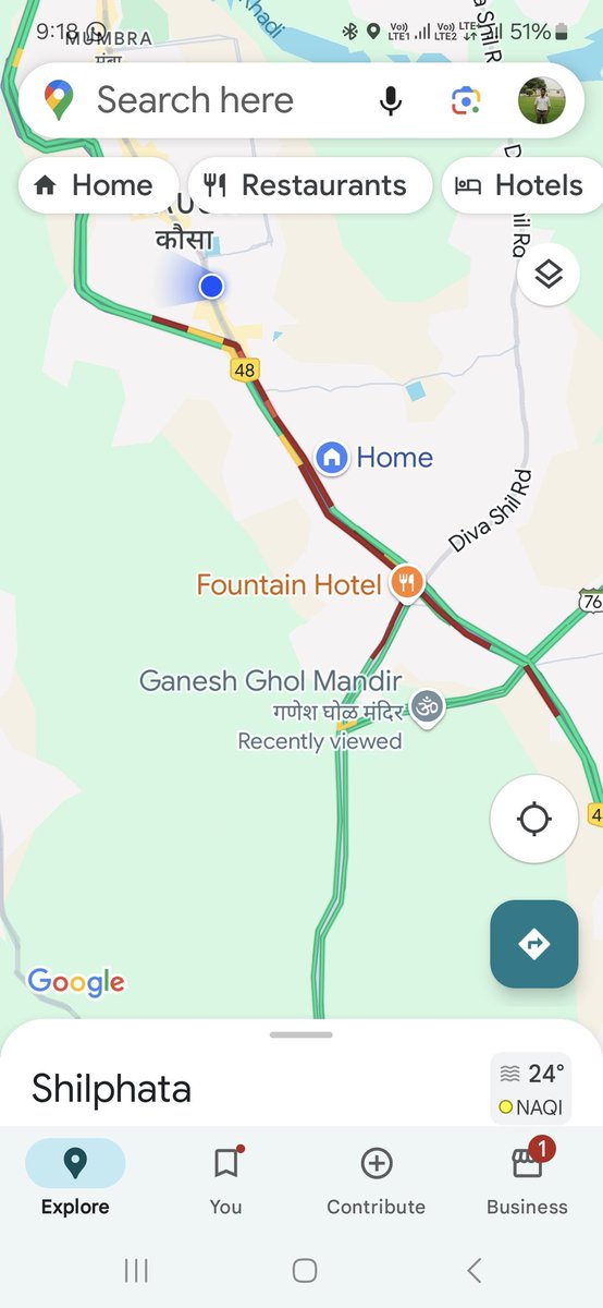 drzafar78's tweet photo. @ThaneCityPolice again becoming daily routine at shil phata junction. Today situation at present https://t.co/TTqUeOG2cO