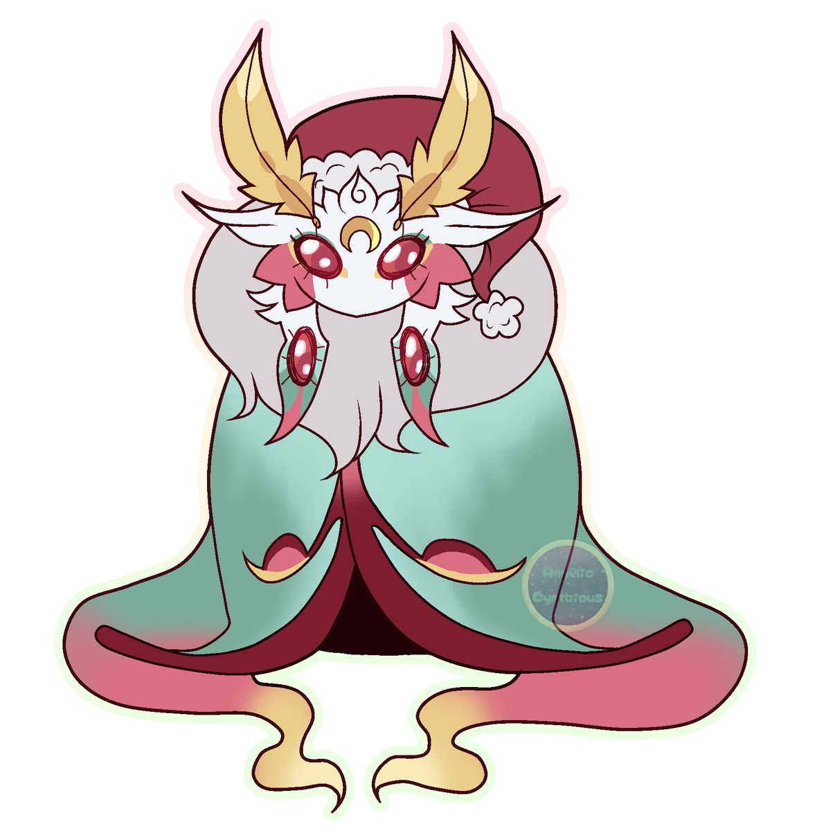 0fficialM0thman's tweet photo. MERRY CHRISTMAS YALL!
I grant to thee, a Christmas moth :)
#mothsona #moth https://t.co/SbEJdkuAhW