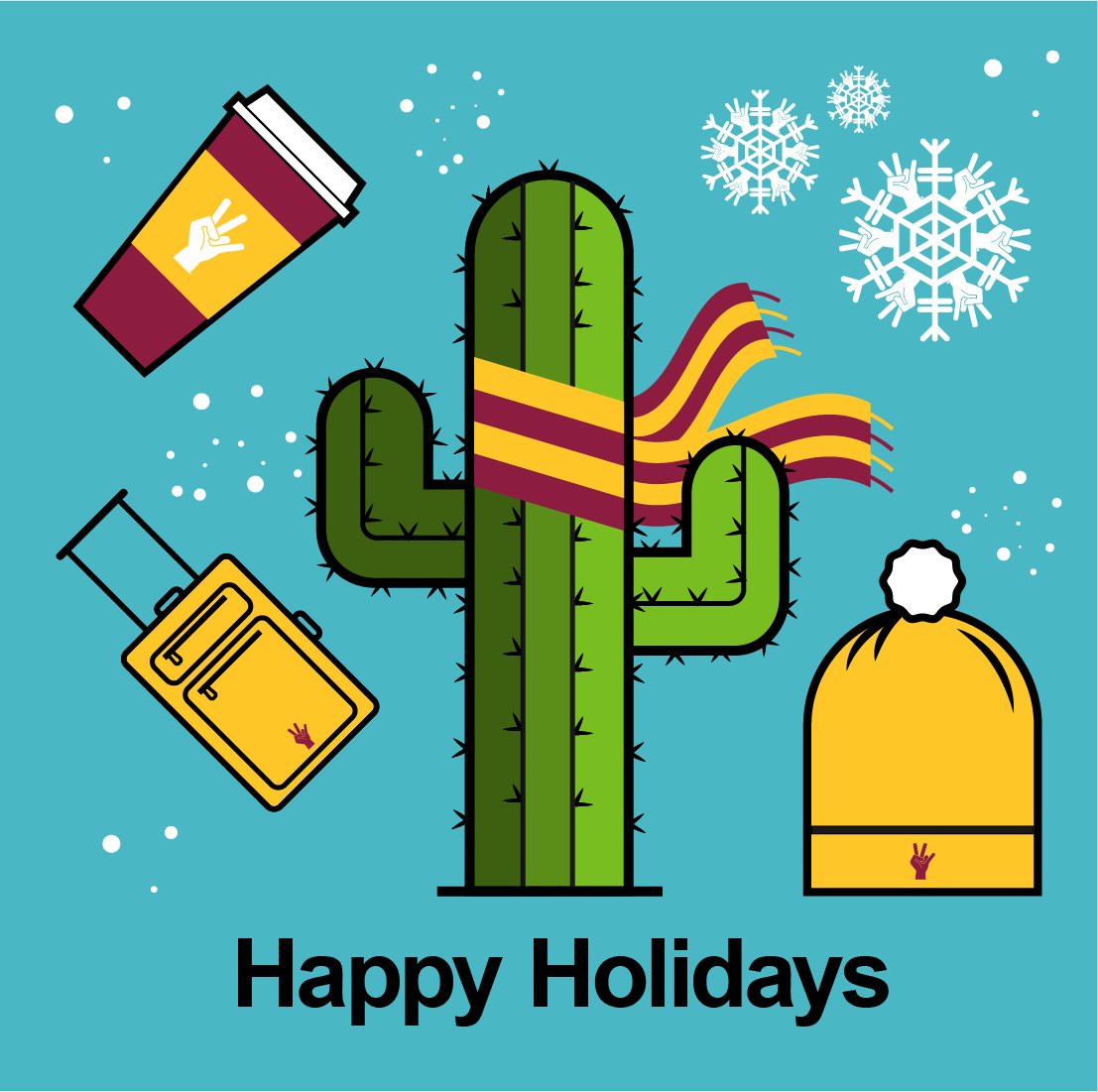 SunDevilHoops's tweet image. Happy Holidays, Sun Devil Nation 😈🎁