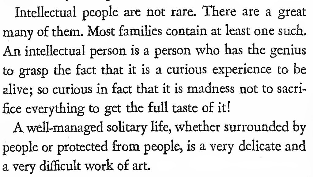 wadialazraq's tweet image. “An intellectual person is a person who has the genius to grasp the fact that it is a curious experience to be alive”