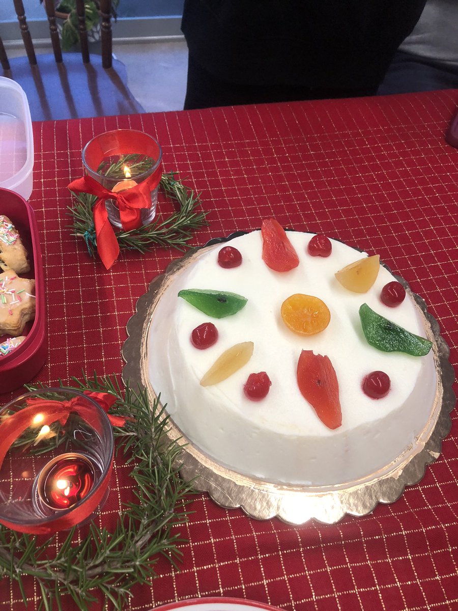 Buon Natale 🎄 Auguri 💫🎅cassata siciliana 😋