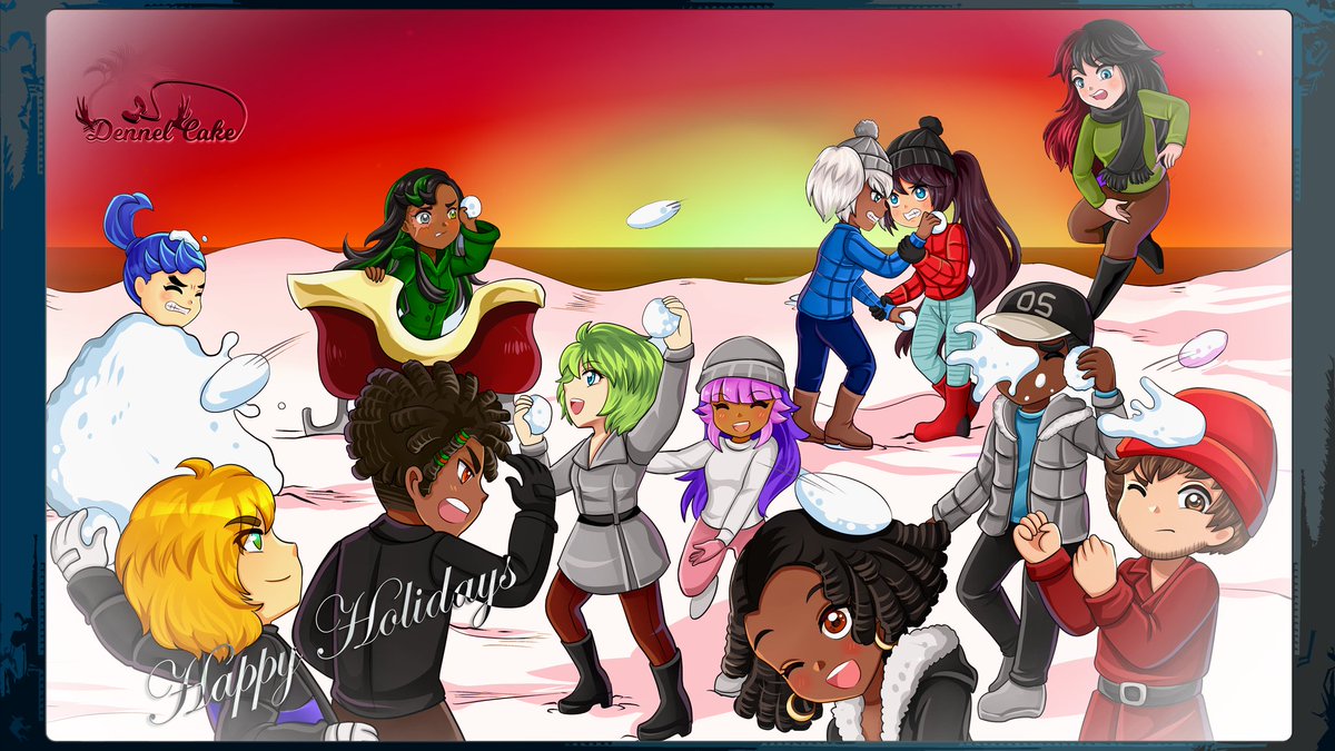 Happy Holidays from the Dennel Cake crew! 😃🎄🎁 

#ChristmasDay  #ChristmasJoy #ObsoleteSouls #indiegame