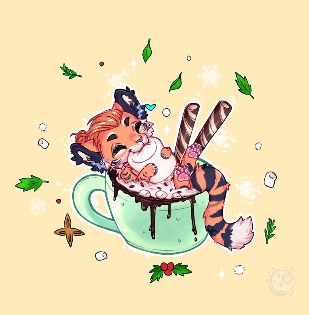 merpstudio's tweet photo. Heyy Merry Christmas everyone! Last Hot coco ych for a user on FB, Tigers are soo cool
#christmasych #hotcoco #furrychristmas #FurryFandom https://t.co/vqXQVjBLFY