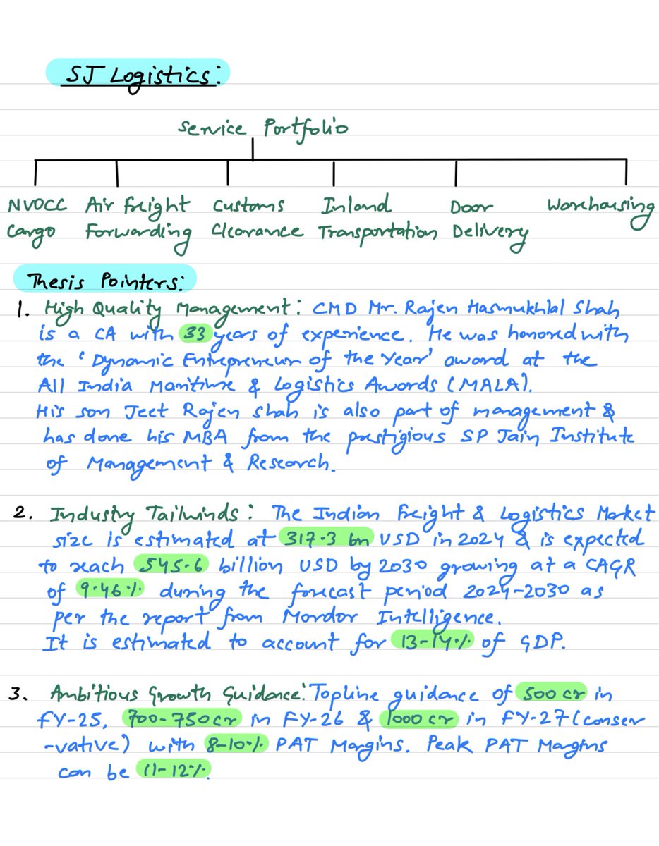 AdityaMittal795's tweet image. Merry Christmas 🎅

Studied logistics industry recently,
Sharing my notes on #SJLogistics: