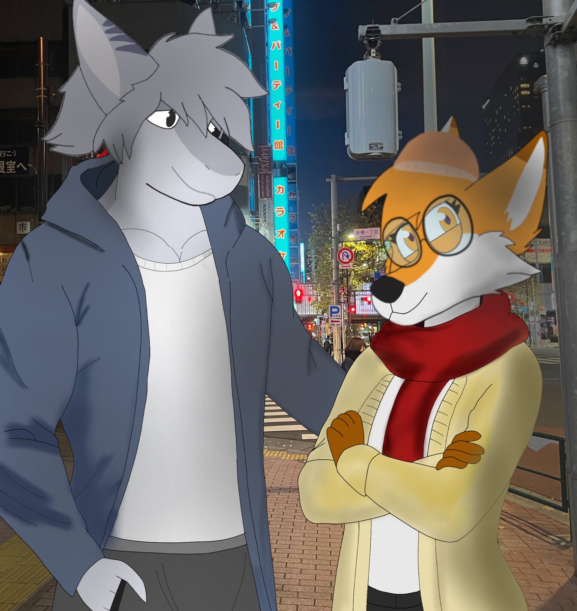 Merry Christmas! (First time trying to learn how to shade digitally, don't mind) 

#furry #Christmas2024 #art