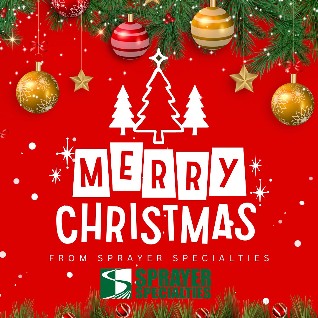 Merry Christmas from all of us at Sprayer Specialties!

Here’s to a season of joy and a New Year full of opportunities. Thanks for growing with us!