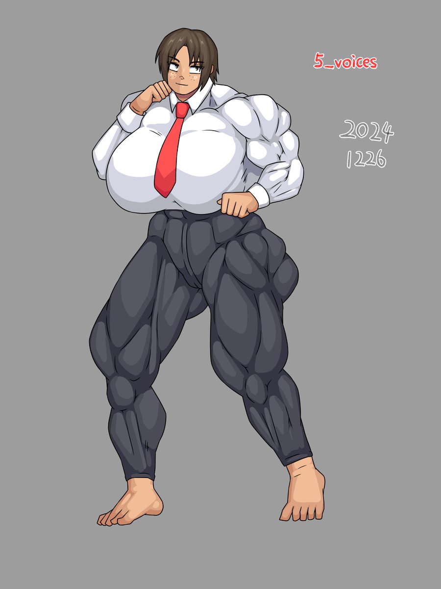 ポートレボディビル模写。ネクタイつけたおっぱいが好きです。 