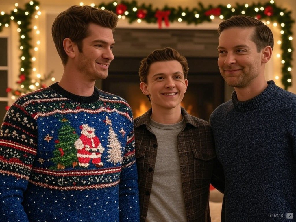 Feliz Navidad te desea Spider-Man