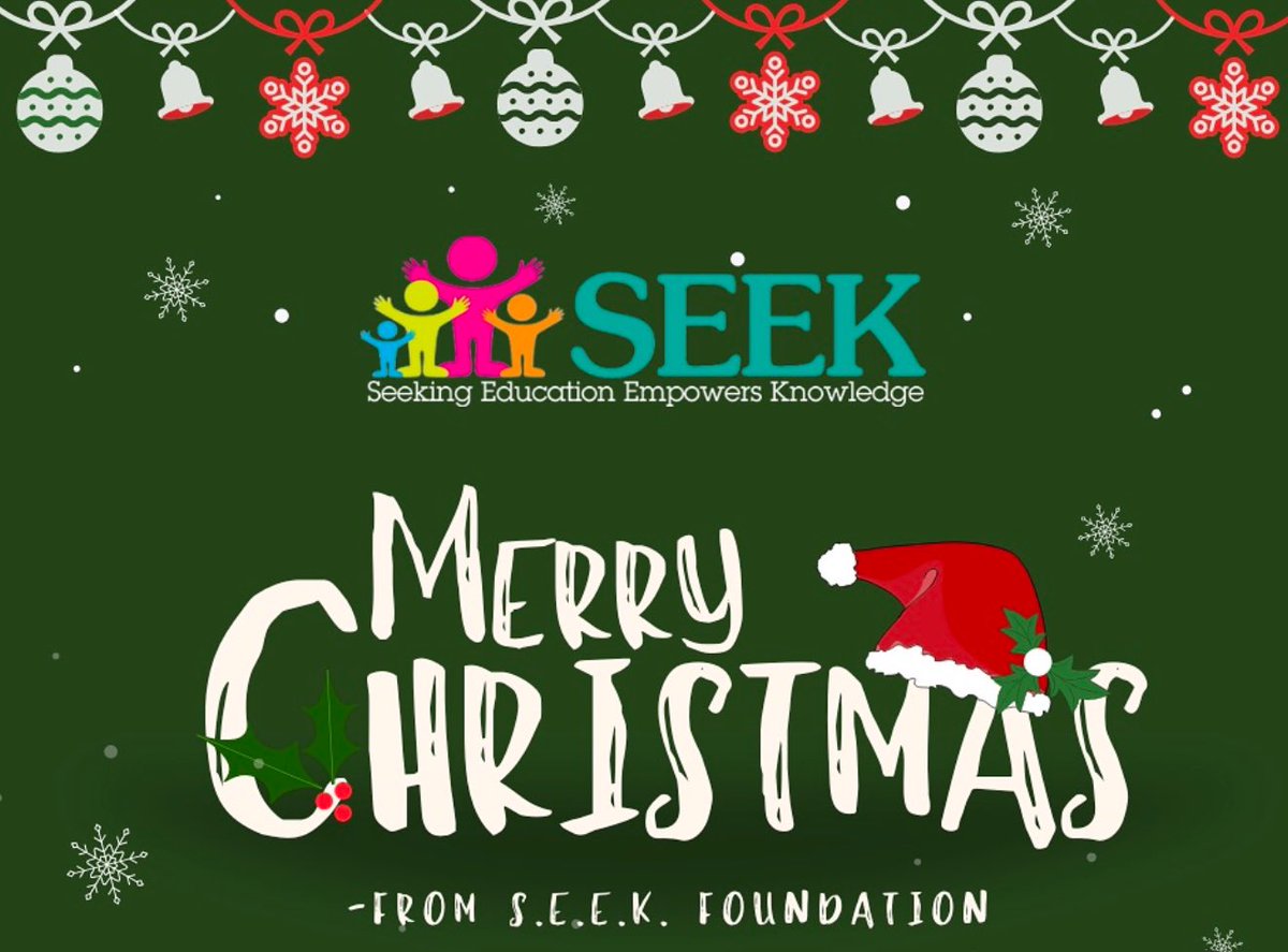 Wishing you all love and happiness this holiday season from SEEK Foundation🎄

Thank you for your continued support in making a difference.

#seekfoundation #SEEK #merrychristmas #stem #stemnonprofit #science #technology #engineering #art #mathematics #robotics