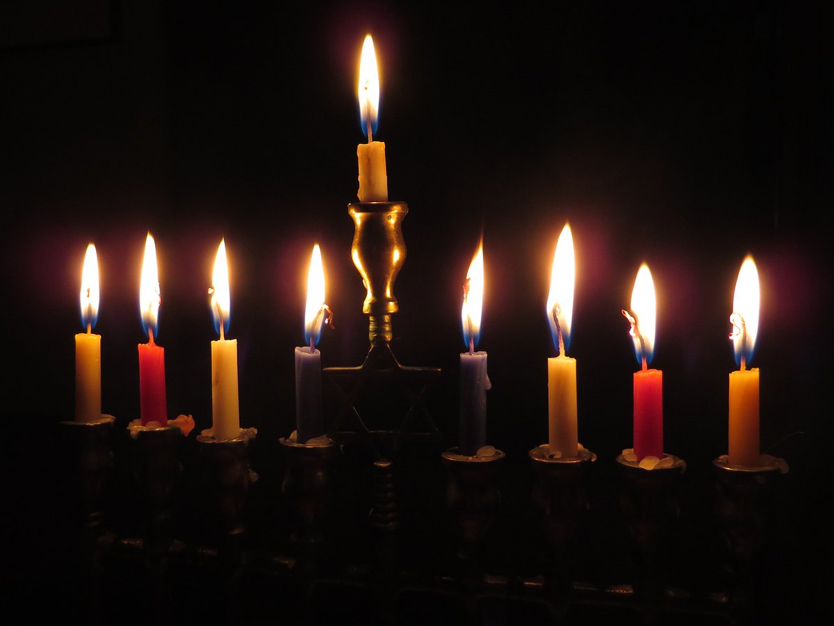 Hanukkah Sameach! Wishing our Jewish community a happy festive period. Hanukkah is the Jewish festival of lights that is celebrated for eight days.