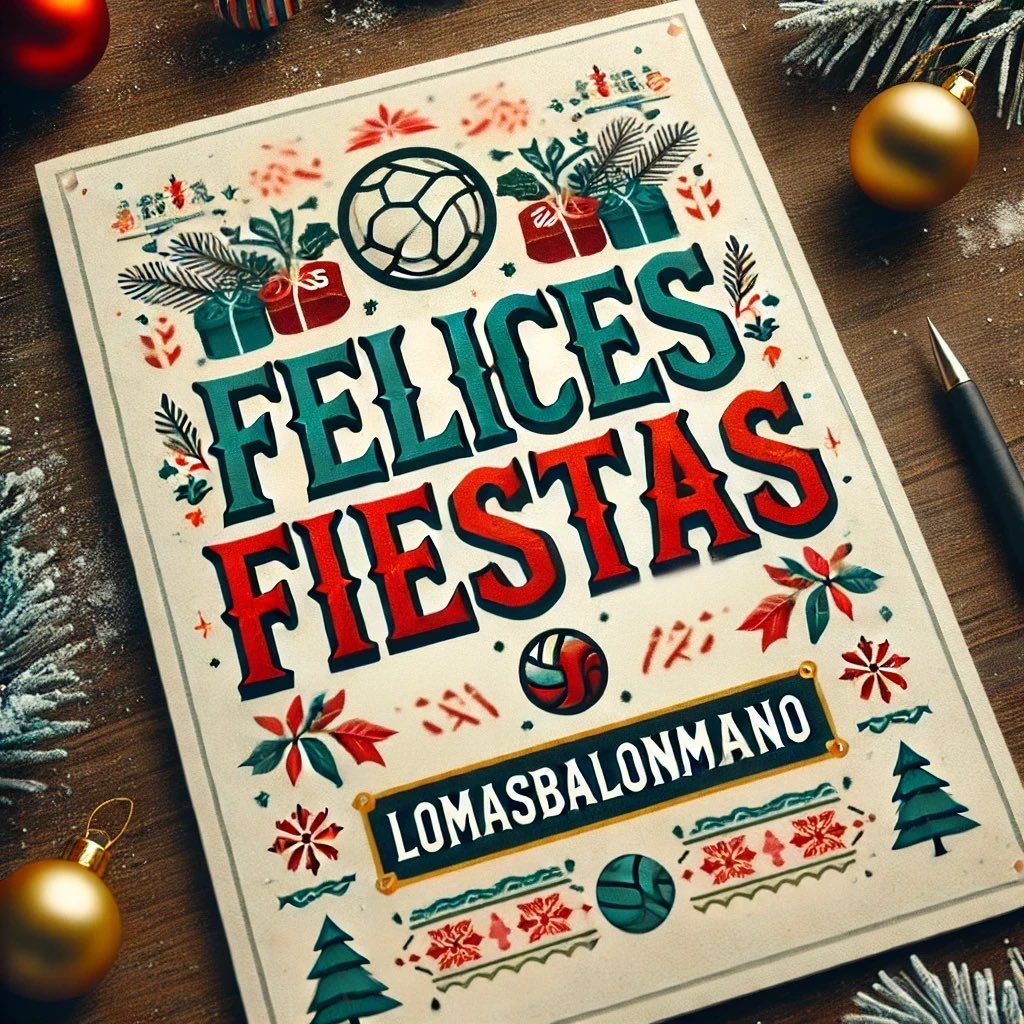 ¡Felices Fiestas balonmaneros!
#balonmano