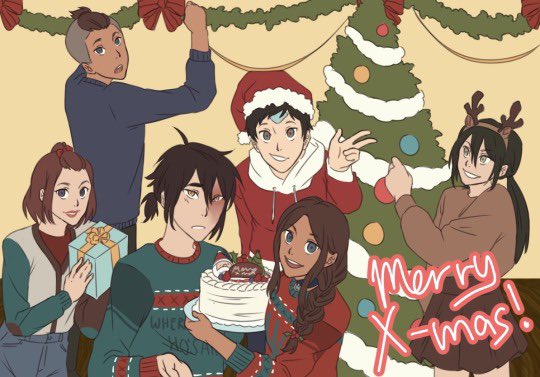 FierceHeir's tweet image. Merry Christmas from Team Avatar!