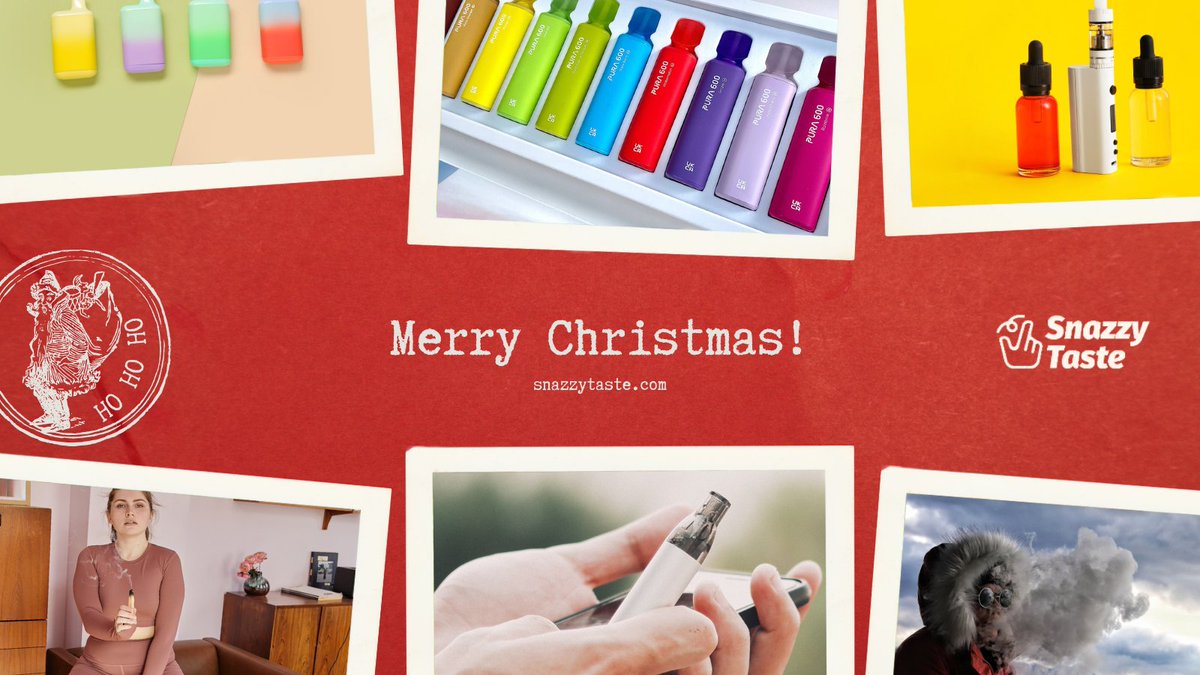 SnazzyTaste's tweet photo. Merry Snazzmas! 🎄🎁 

Vape clouds, crypto gains, and express shipping—Santa shops at https://t.co/6xUpVe8udI now.🧑‍🎄🚀

#SnazzyTaste #Christmas #Christmas2024 #HoHoHo #vaping #vape #gift #Crypto
