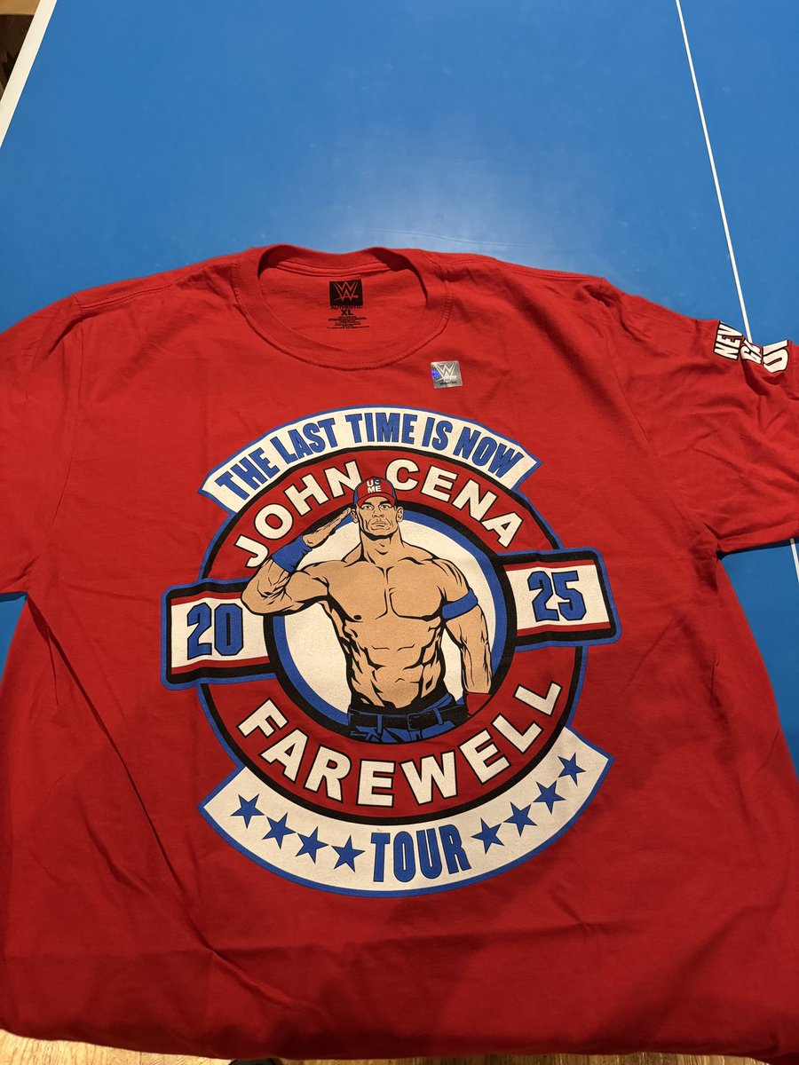 Got my gift - <a href="/JohnCena/">John Cena</a> can’t wait for your 2025 tour! Let’s go!