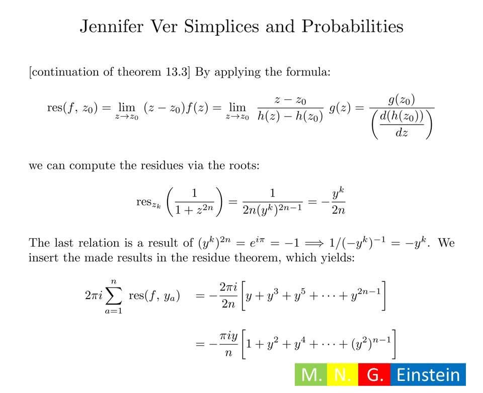 CombinatorialN7's tweet photo. What are (Jennifer) Ver d-dimensional p-nomial #simplices? How are they constructed? What are their #distributions?

More on that in chapter thirteen under:

https://t.co/qoeDWlf0mo https://t.co/Y7fXM7fXVv
