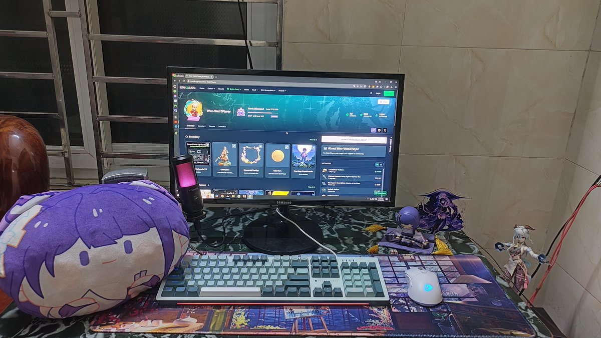 wen_iss's tweet image. My first own PC in my life ❤💚💜
What about u?🤔
#Web3Gaming #Gamming