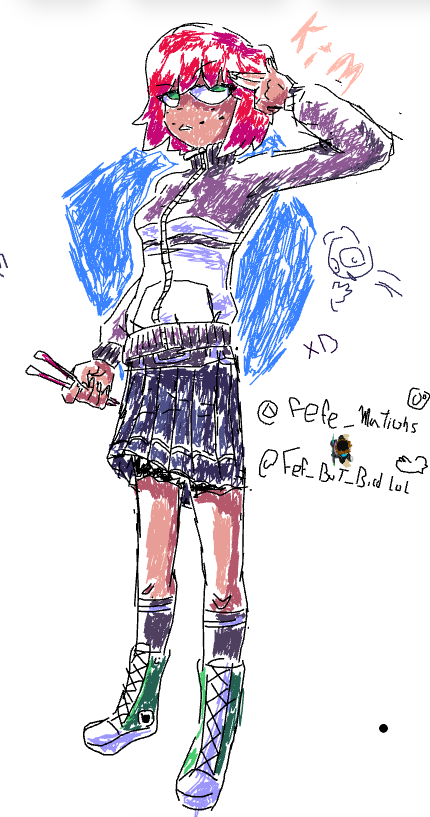 Fef_but_birdLoL's tweet photo. KIM PINE ROBLOX BECAUSE WHY NOT !!!!

#ScottPilgrim #kimpine #ROBLOX #robloxart #sketch https://t.co/GNS2Pw3qwo