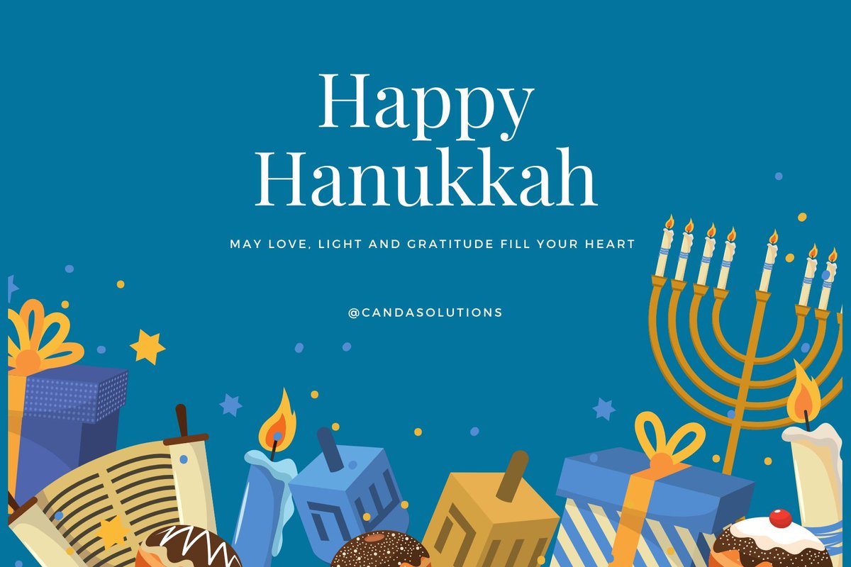 CandaSolutions's tweet image. Happy Hannukah to those who celebrate!