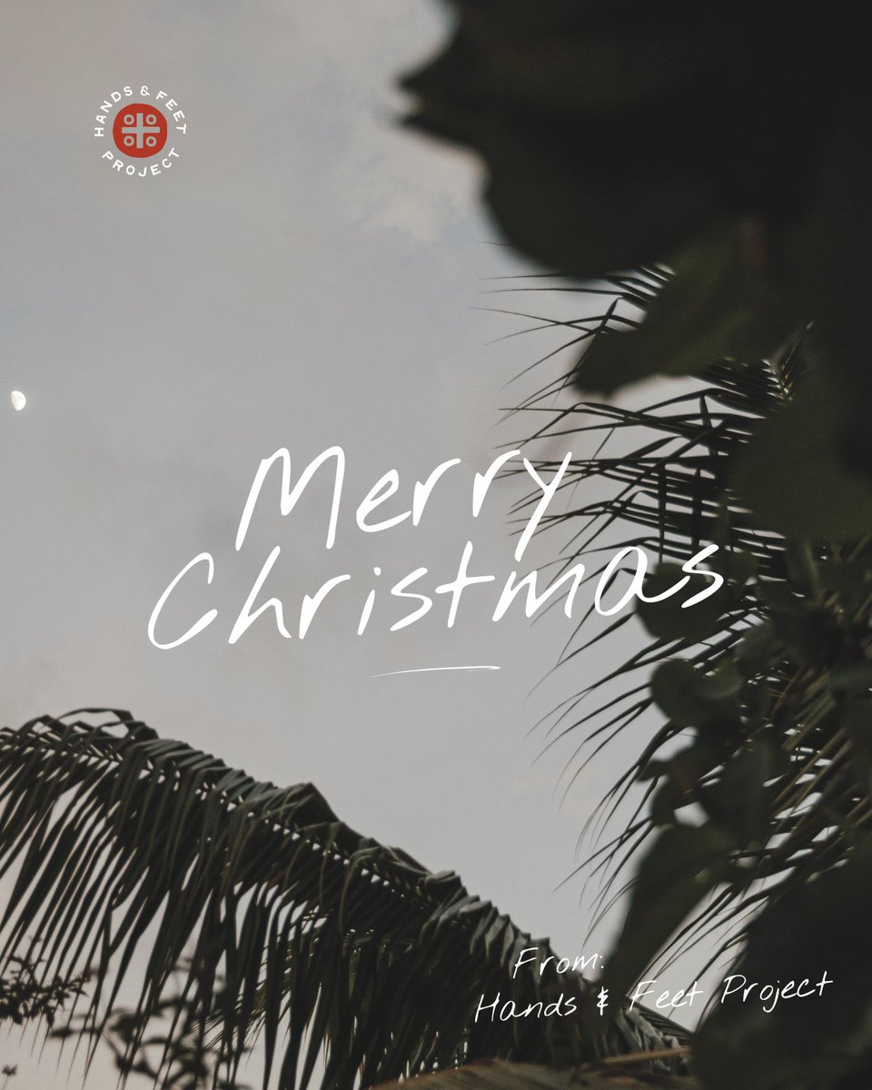 HAFProject's tweet image. Today, we remember the greatest gift we have ever received - the gift of a savior who came to us in our sins and loved us unconditionally. Praise be to God and ✨ Merry Christmas from Hands &amp;amp; Feet Project! ✨⁠
⁠