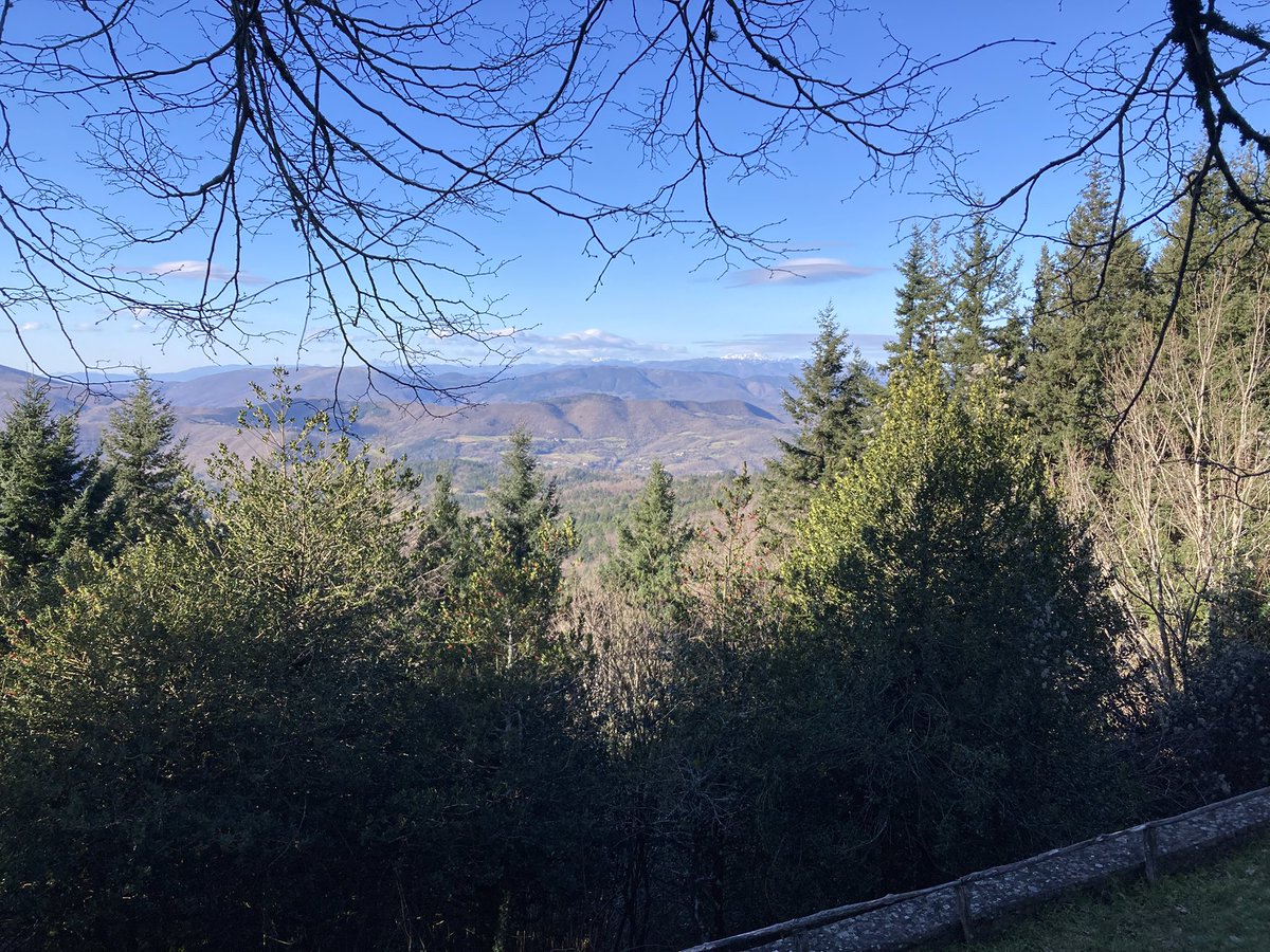 The Tuscan landscape on a crisp Christmas Day