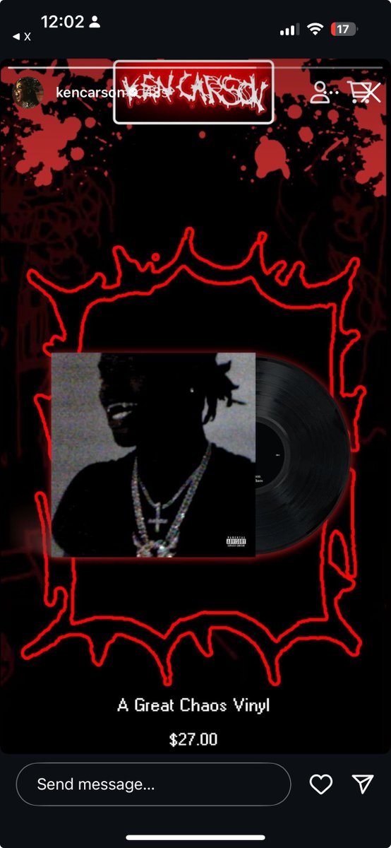 A great chaos vinyls now available for $28 a piece