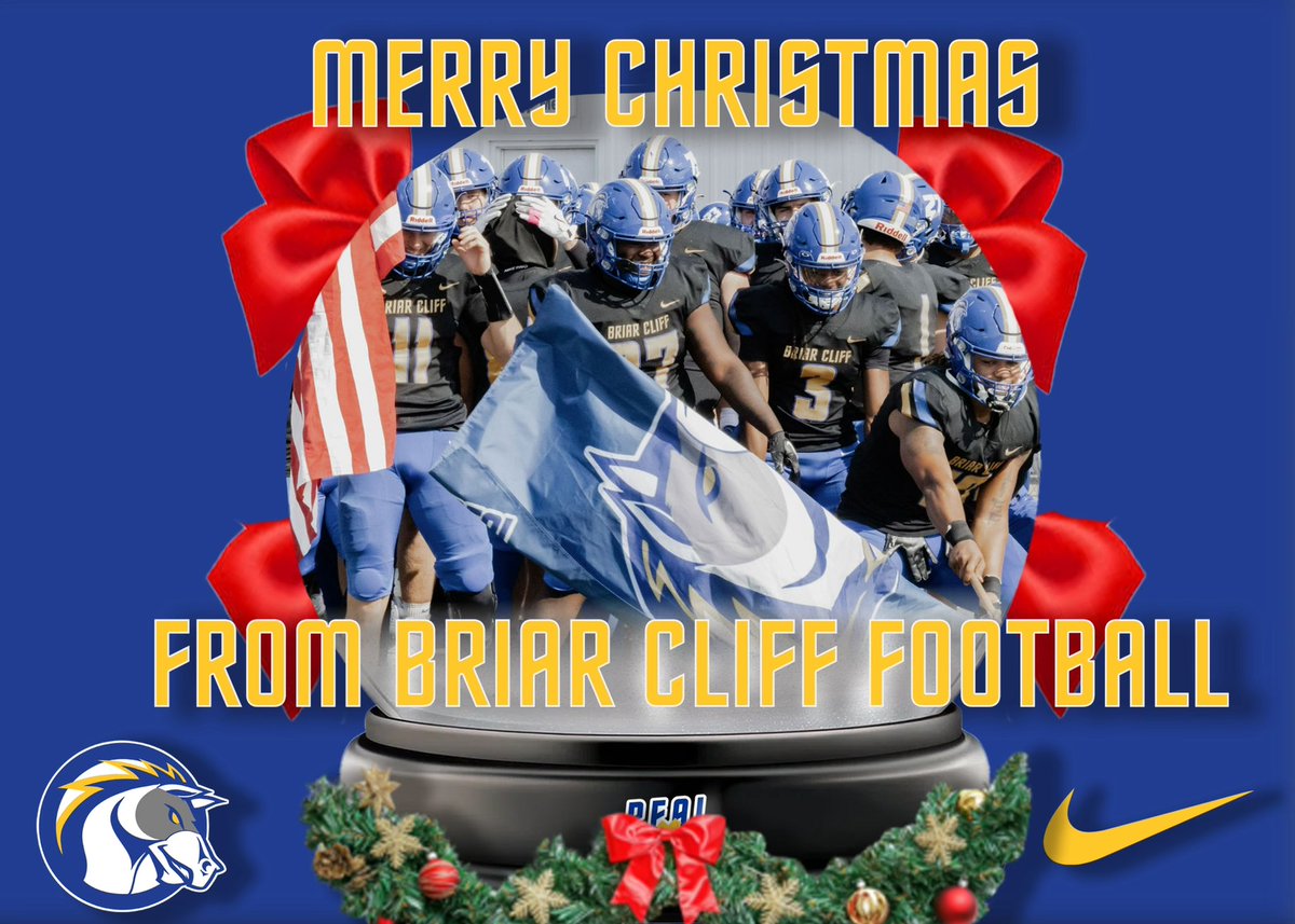 Merry christmas everyone! Thank you <a href="/Coach_Prieto/">Aydan Prieto</a> <a href="/BriarCliffFB/">Briar Cliff Football</a> for the graphic!