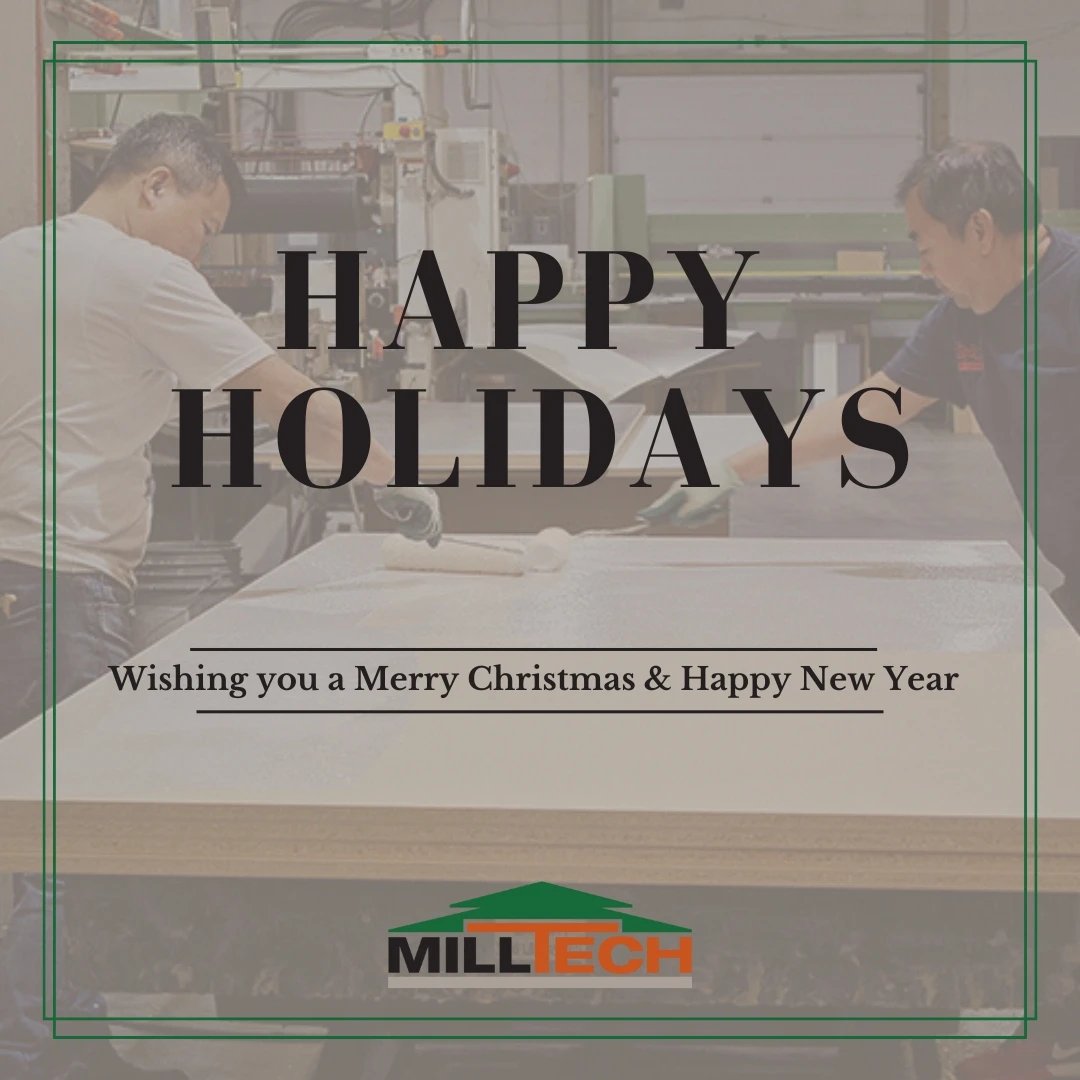 Milltech_Group's tweet image. Happy Holidays from all of us at Milltech! 🎄✨

Wishing you a season filled with warmth, joy, and the beauty of craftsmanship.
Thank you for supporting us this year – here&apos;s to an inspired and successful New Year! 🛠️

#HappyHolidays #Milltech #millwork #yegcustom #interiordesign…