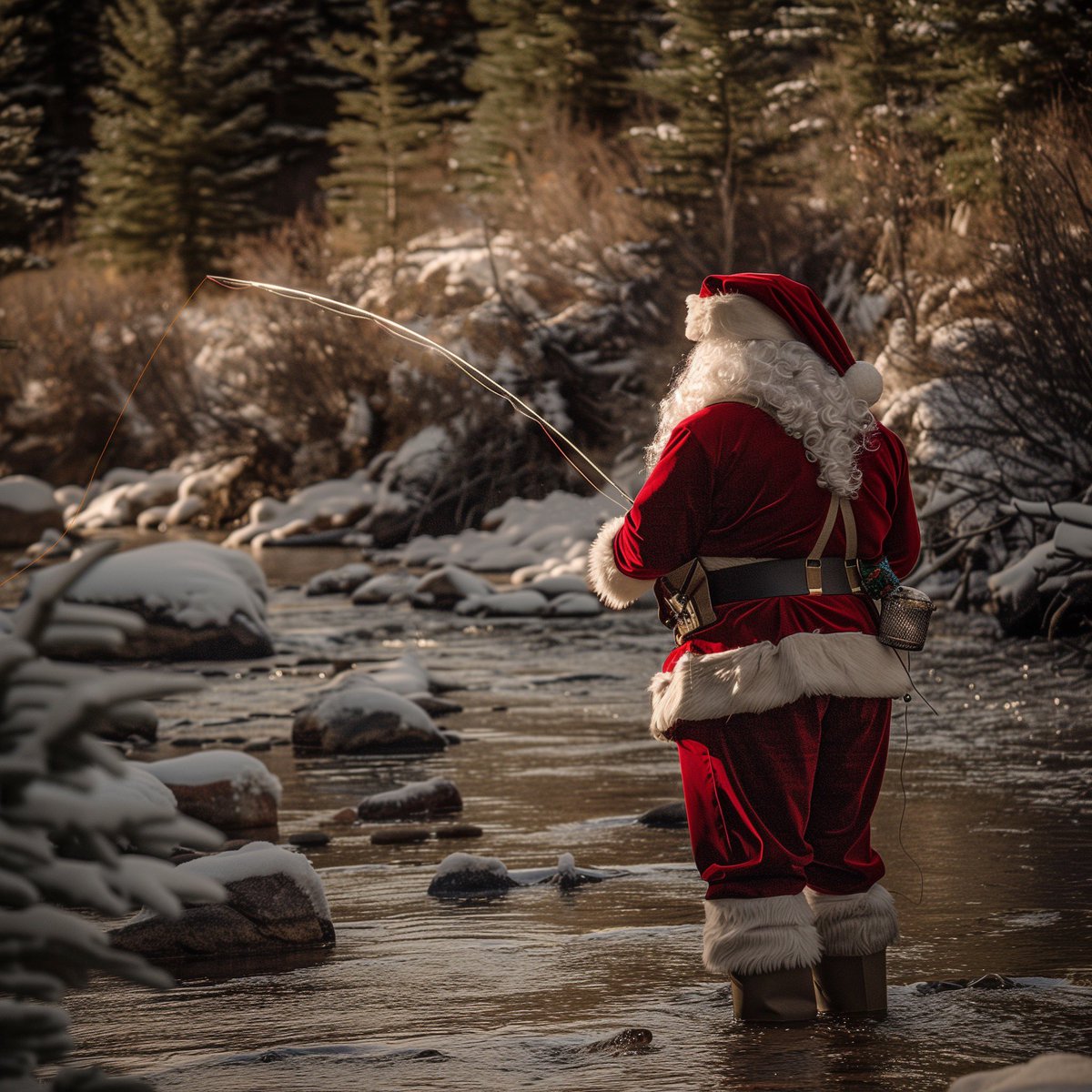 Merry Christmas from Taylor Fly Fishing! Isaiah 7:14 “Therefore the Lord Himself will give you a sign. Behold, the virgin shall conceive and bear a son, and shall call His name Immanuel. God with us”